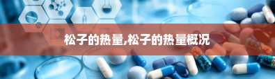 松子的热量,松子的热量概况